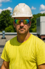 Picture of Rock Solid Imitation Red Carbon Fiber Safety Glasses